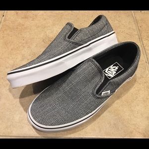Vans Classic Slip-ons Suiting Grindle Men’s Size 8 Women’s 9.5